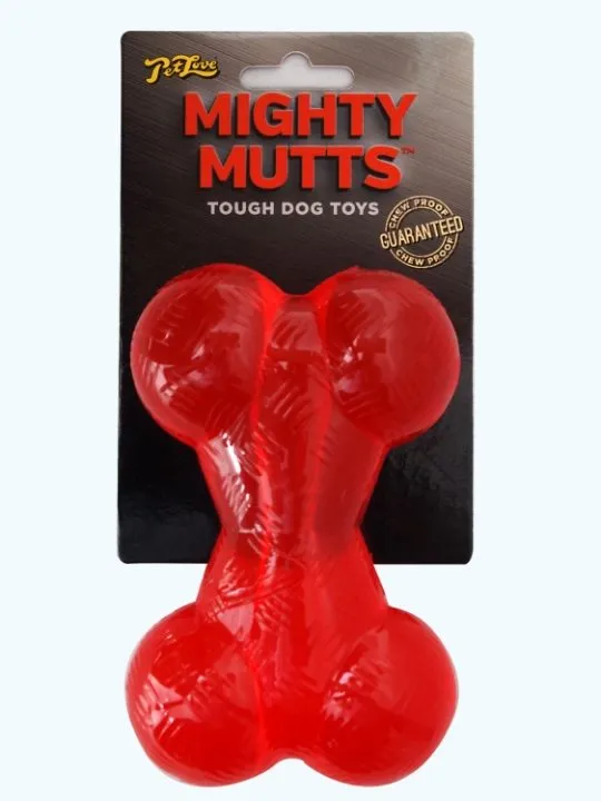 Petlove Mighty Mutts Rubber Bone Medium