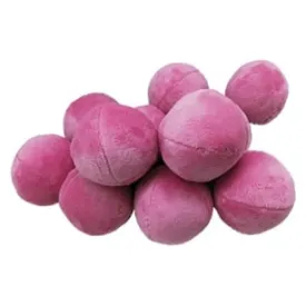 Pink Bag O’Balls Refill - 10 Plush 2.5" Squeaky Balls - Dog Toy  by Loopies