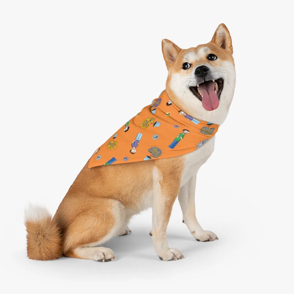 Pod Therapy ORANGE Pet Bandana - One Size