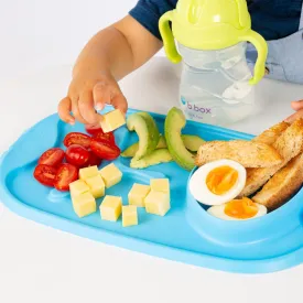 Roll & Go Mealtime Mat with Spoon Blue