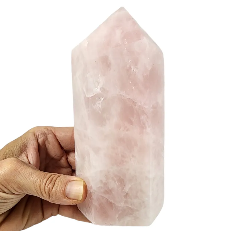 Rose Quartz Polished Tower - 1.38lbs