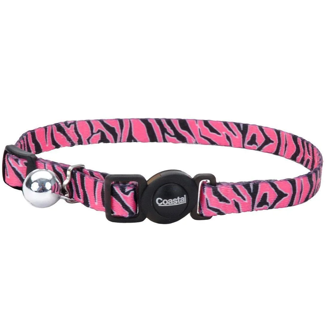 Safe Cat Breakaway Collar - Zebra Pink