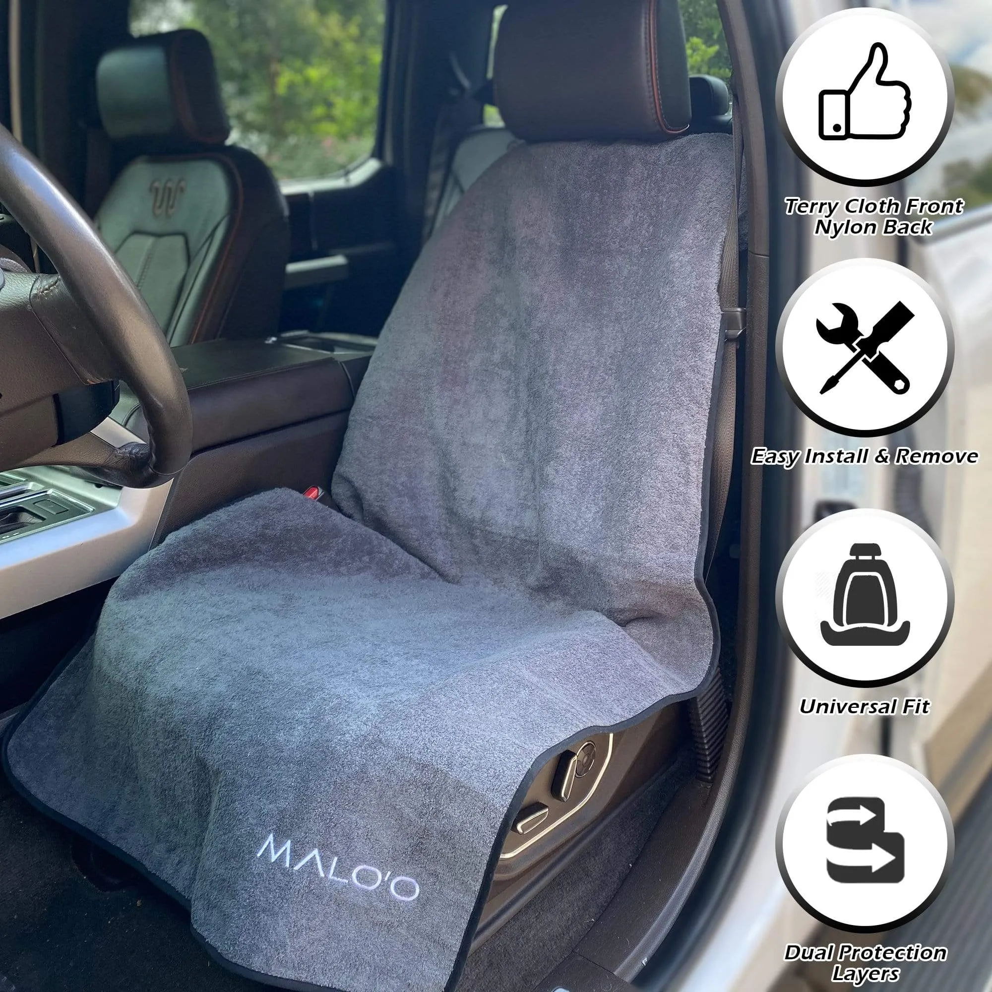 SeatGuard Terry Cloth Car Seat Cover