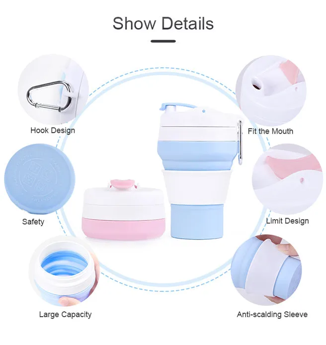 Silicone Coffee Mug | Collapsible Camping Cup