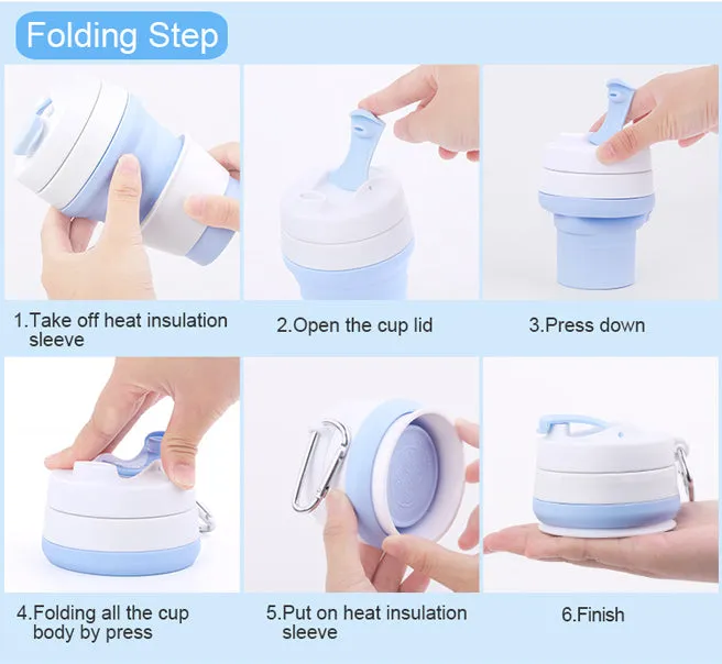 Silicone Coffee Mug | Collapsible Camping Cup