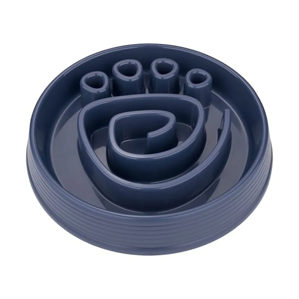 Slow feeder paw maze dog bowl