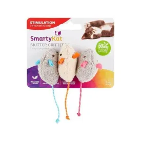 SmartyKat Skitter Mice Catnip Cat Toy
