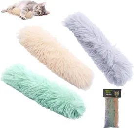 Smokey's Stash Cat Toy Cat Pillows 3 Pack Durable Large Toys for Cats or Kittens Soft Plush Kicker Stuffed with Catnip and Crinkle Sound for Indoor Cats and Promotes Exercise for Pets