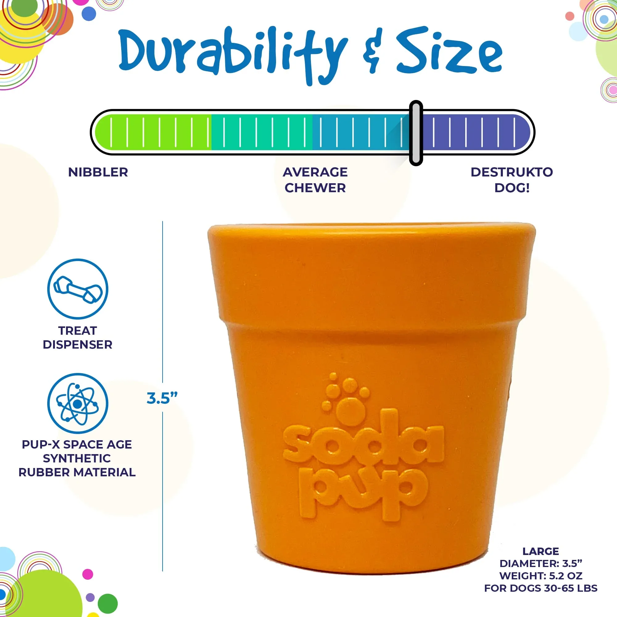 Sodapup Flower Pot Durable Treat Dispenser
