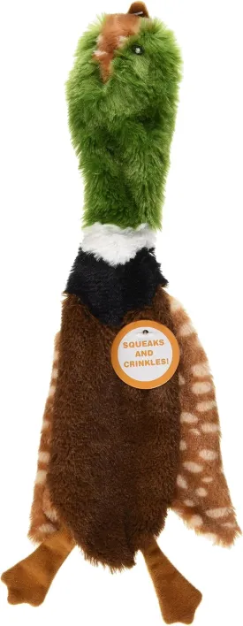 SPOT Skinneeez Crinklers Bird - Stuffing-Free Dog Toy with Crinkle & Squeaker Sounds, Durable for Light to Moderate Chewers, Tug Toy for Small Dogs & Puppies, 14in