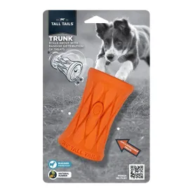 Tall Tails Natural Rubber Tree Trunk Treat Filling and Dispensing Fetch Dog Toy - 5 Inches