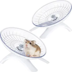 Thyle 2-Piece Hamster Wheel - Silent Exercise Wheel for Hamsters, Gerbils, Mice, Hedgehogs, Guinea Pigs & Other Small Pets