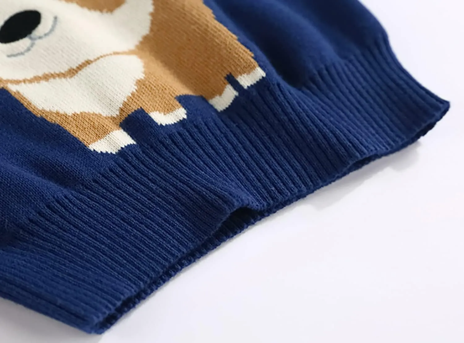 Toddler Baby Boy Knit Sweater Pullover Cotton Cartoon Sweatshirt