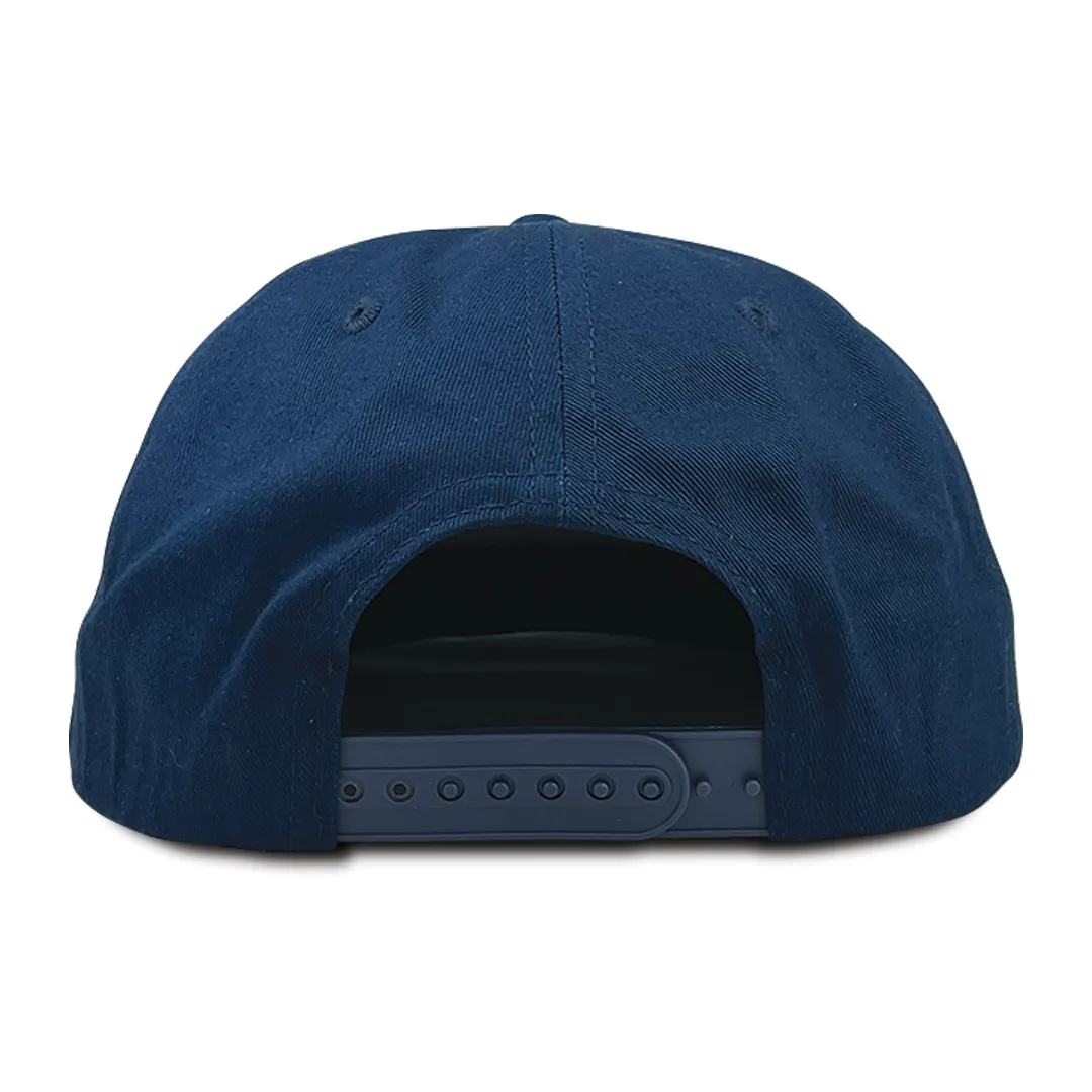 Towers Pyramids Snapback Hat- Navy