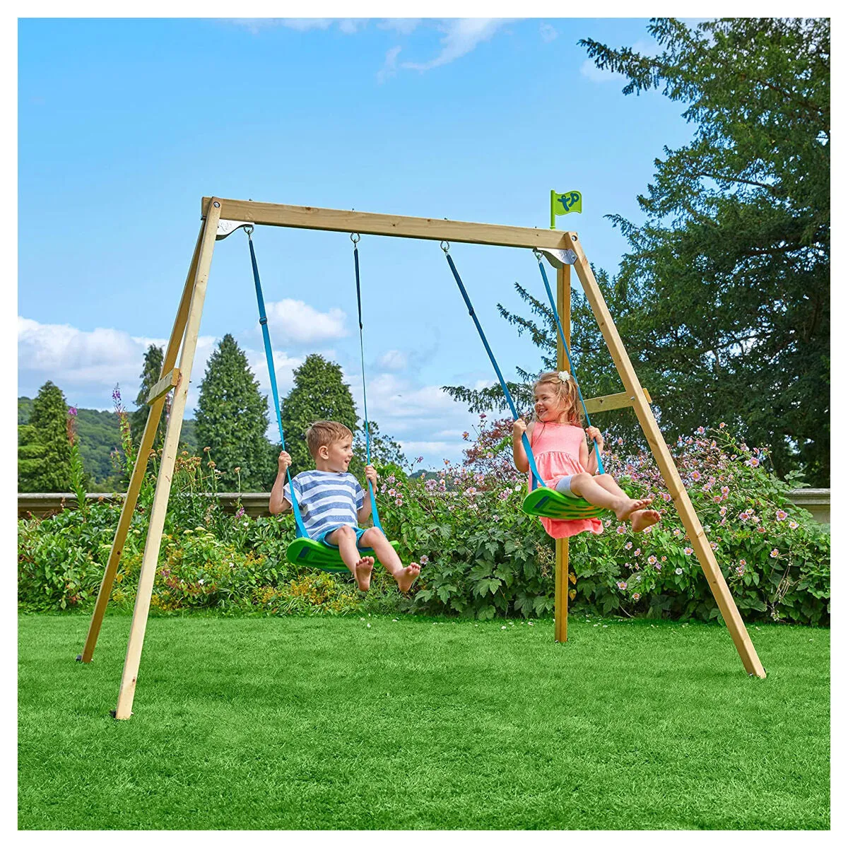 TP Forest Wooden Double Swing