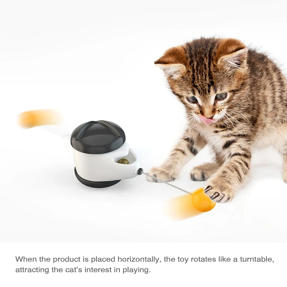 Tumbler Swing Toys for Cats Kitten Interactive Balance Cat Chasing Toy