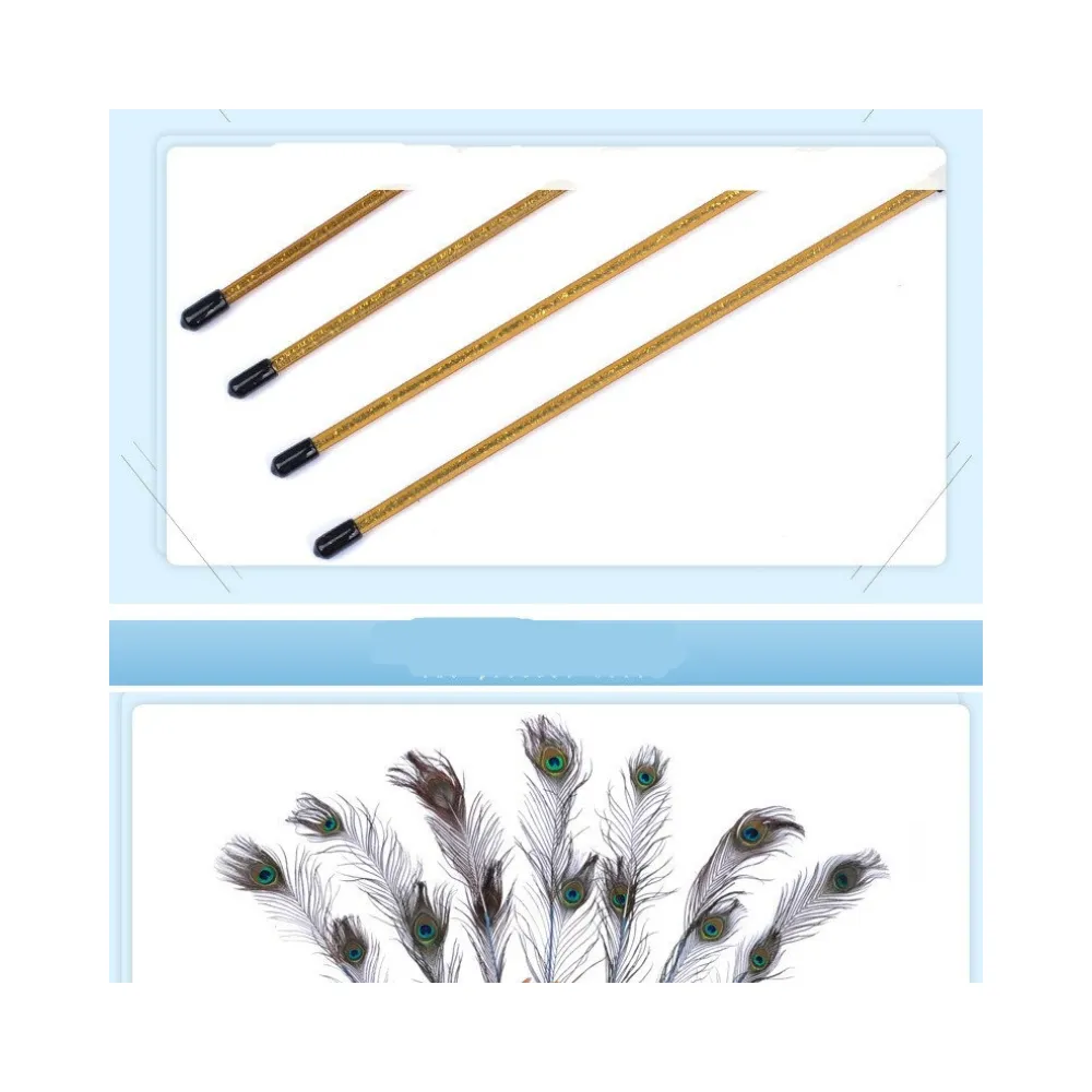 Wire Feather Teaser Wand