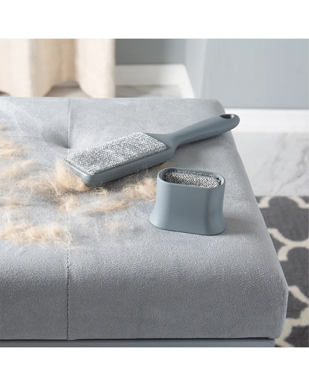Woolite Double Sided Lint Brush with Base